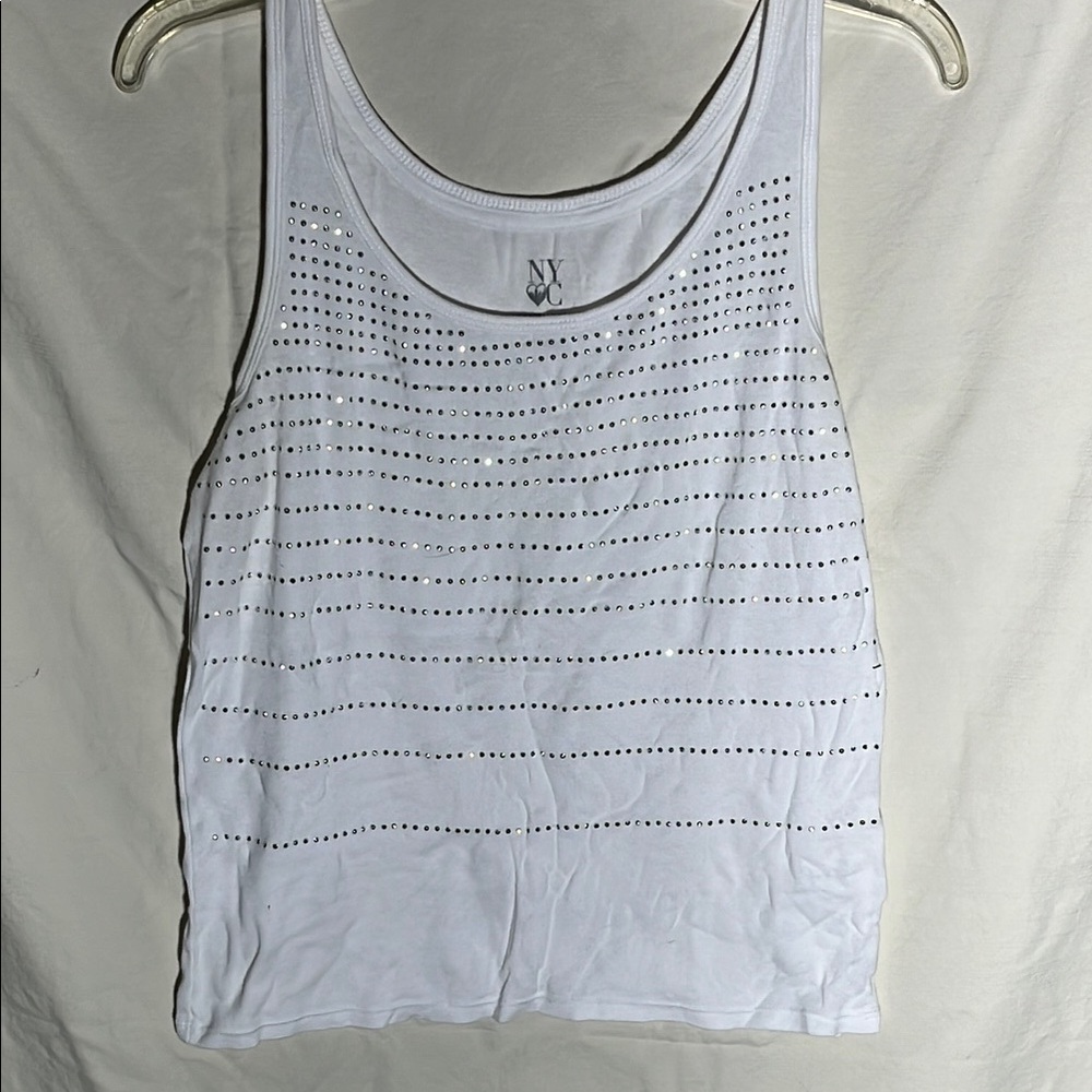 White New York & Company Women's Tank Top